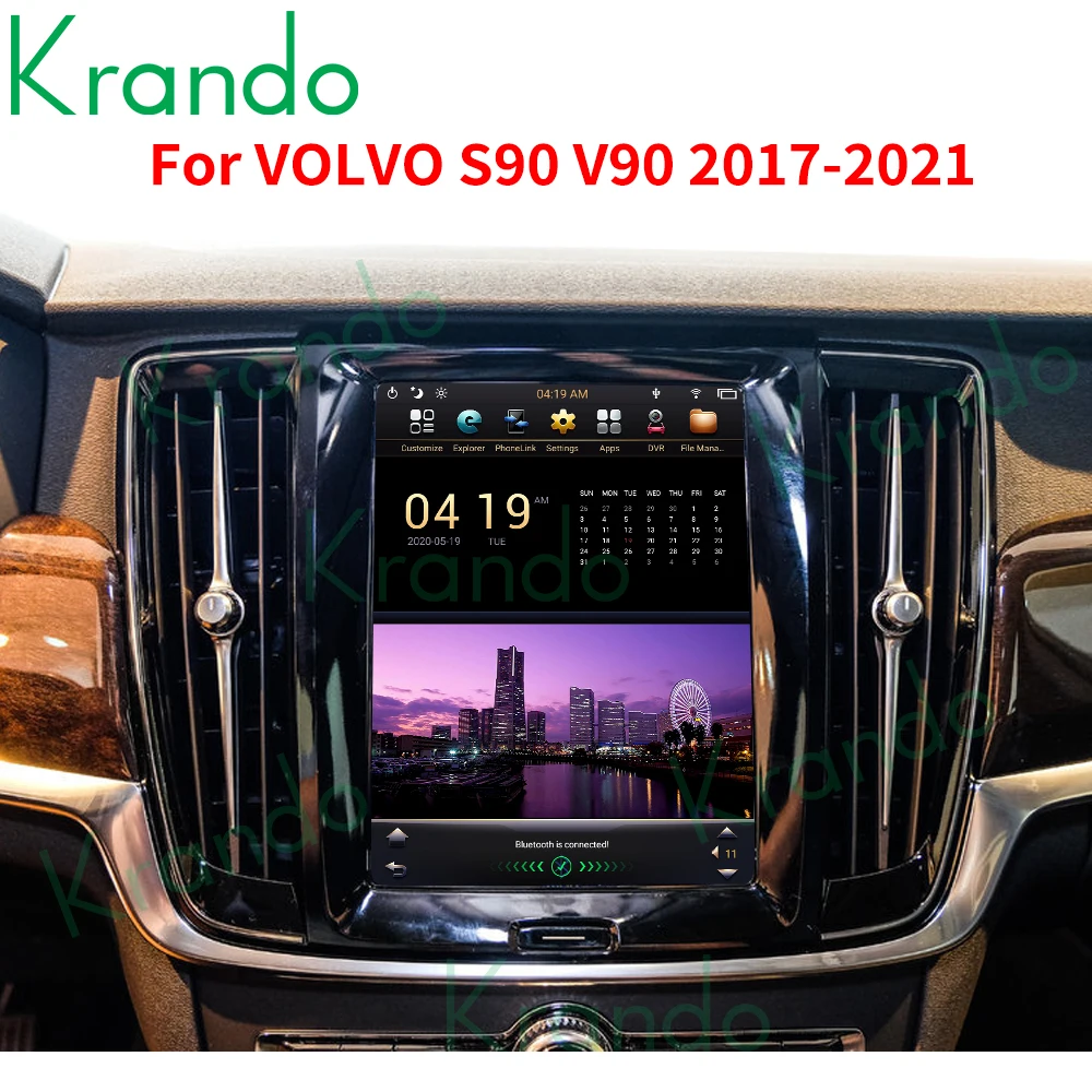 Krando Android Ai Box For Volvo S60 V60 XC40 XC60 XC90 S90 V90 V40 2017 - 2021 Multimedia Carplay