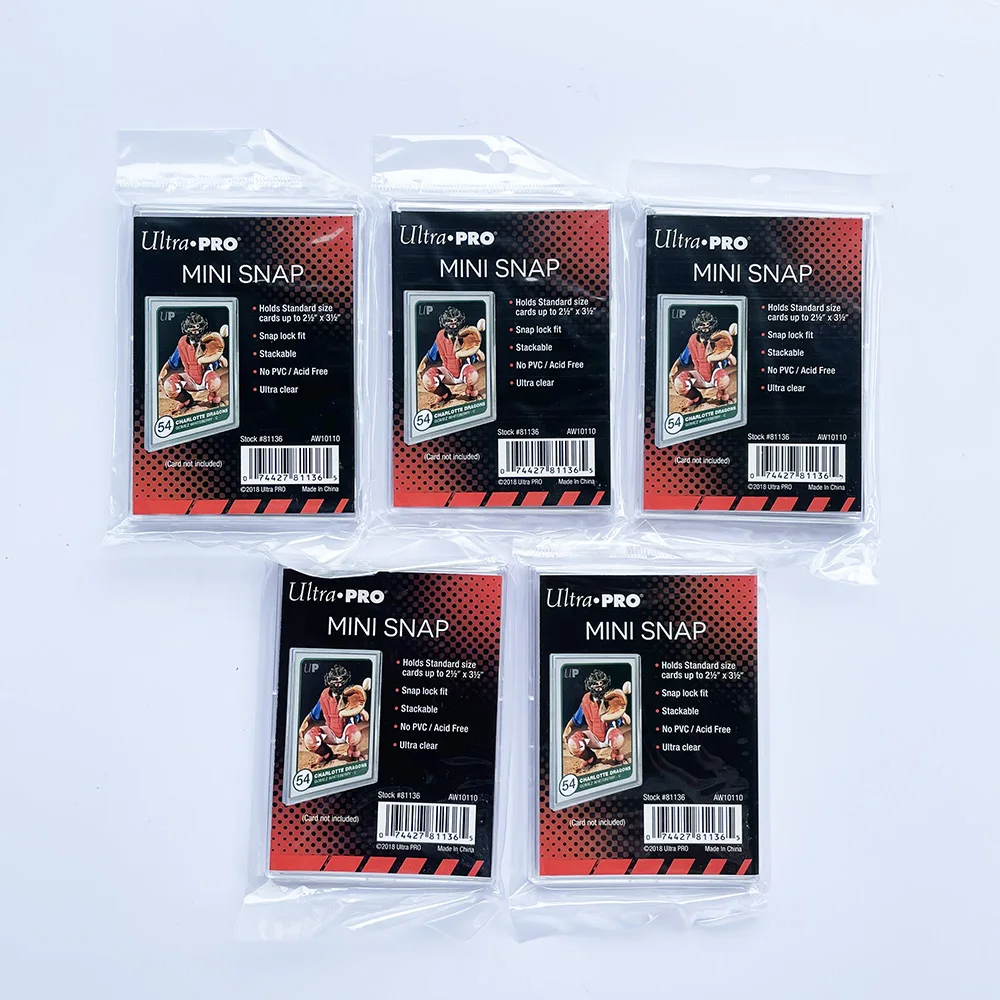 Original Ultra Pro MINI SHELL SNAP RECESSED MINI CARD BRICKS LONG-TERM UV PROTECTION ULTRA CLEAR Holder MTG Cards Protector