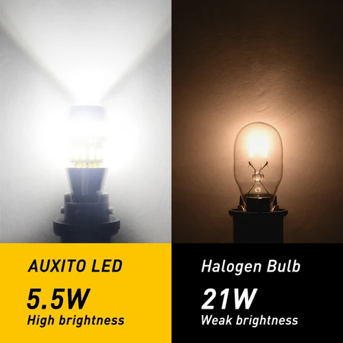Imagen 2 del producto AUXITO 2 uds T15 W16W LED Canbus sin errores bombillas para automóvil 921 912 luz LED de respaldo lámpara de estacionamiento inverso para coche luces blancas de xenón para coche