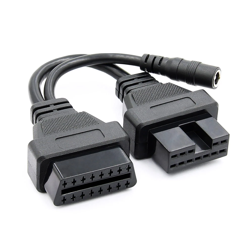 Adapter Mitsubishi/Hyundai (12pin) OBD-II (16-pin) OBD2, connector, adapter, connector female diagnostic cable