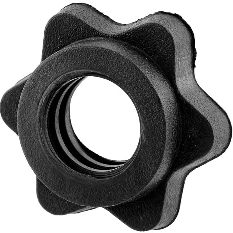 1 Pairs Dumbbell Hex Nut,Dumbbell Rod Nut,Spinlock Collars for Barbells Bars Training Sports