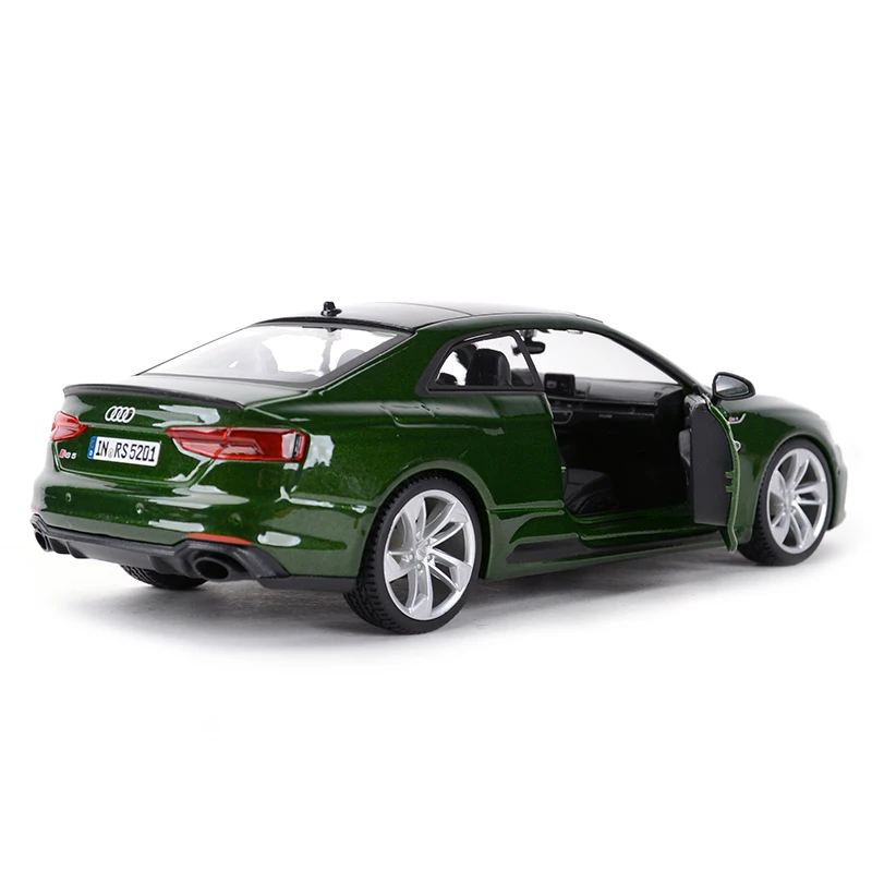 Bburago 1:24 Scale Audi RS 5 Coupe Red alloy racing car Alloy Luxury Vehicle Diecast Pull Back Cars Model Toy Collection Gift