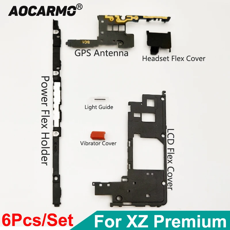 Dower Me LCD Power Flex Cable Holder Cover Buckle Small Plastic Parts GPS WIFI Antenna For Sony Xperia XZ Premium G8141 G8142