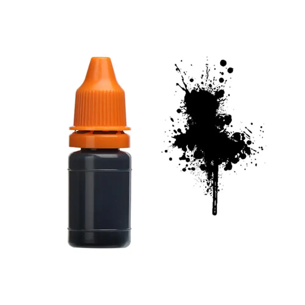 Tinta de refil para selo fotossensível, 10ml, máquina de estampagem a óleo, faça você mesmo, artesanato, scrapbooking, suprimentos de escritório