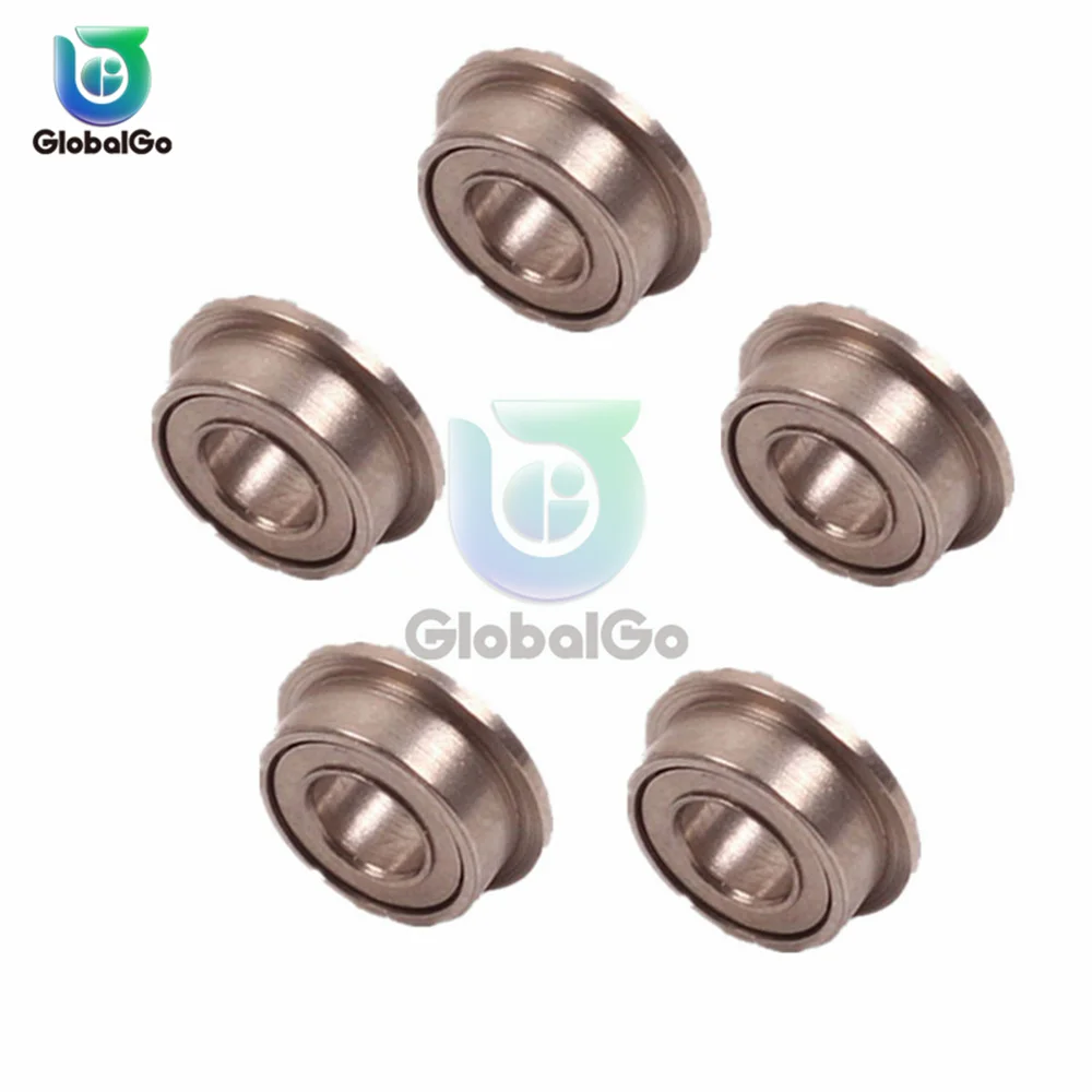 10pcs MF63ZZ Mini cuscinetto a sfere flangiato a doppia schermatura in metallo 3mm/6mm/2.5mm albero radiale utilizzato nell'elicottero dell'automobile