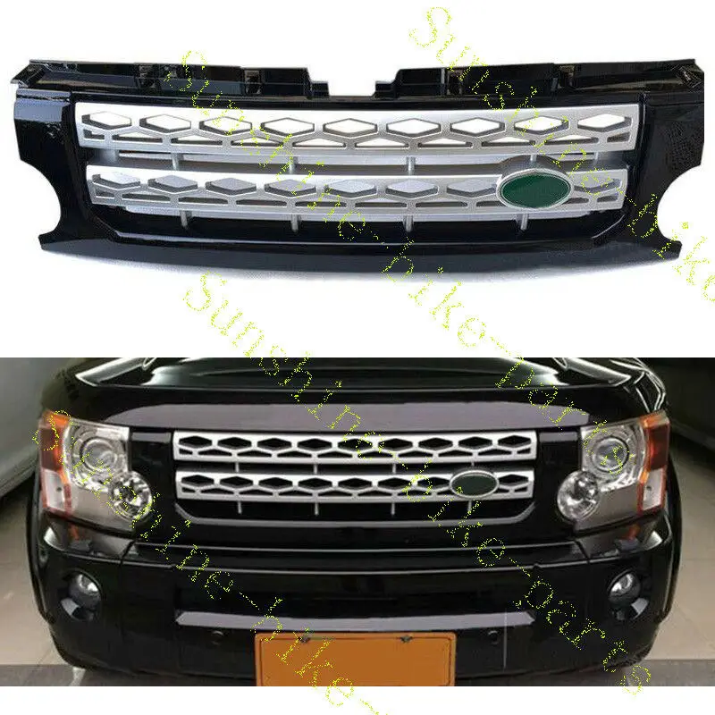 

Fit For Land Rover LR3/Discovery 2005 2006 2007 2008 2009 Car Front Bumper Upper Grill Grille 1pcs