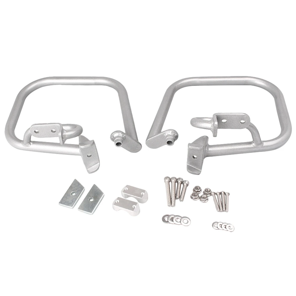 

Rear Highway Crash Bars Guard Protection For Trunk Protection For BMW R1200RT 2005-2013 Silver