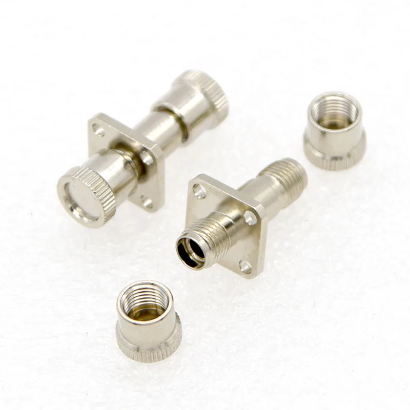 1pcs New Optical Fiber Adapter Connector SMA905/SMA906 Female-Female Square Optical Fiber Flange Coupler Best Price  Wholesale