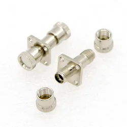 1pcs New Optical Fiber Adapter Connector SMA905/SMA906 Female-Female Square Optical Fiber Flange Coupler Best Price Wholesale