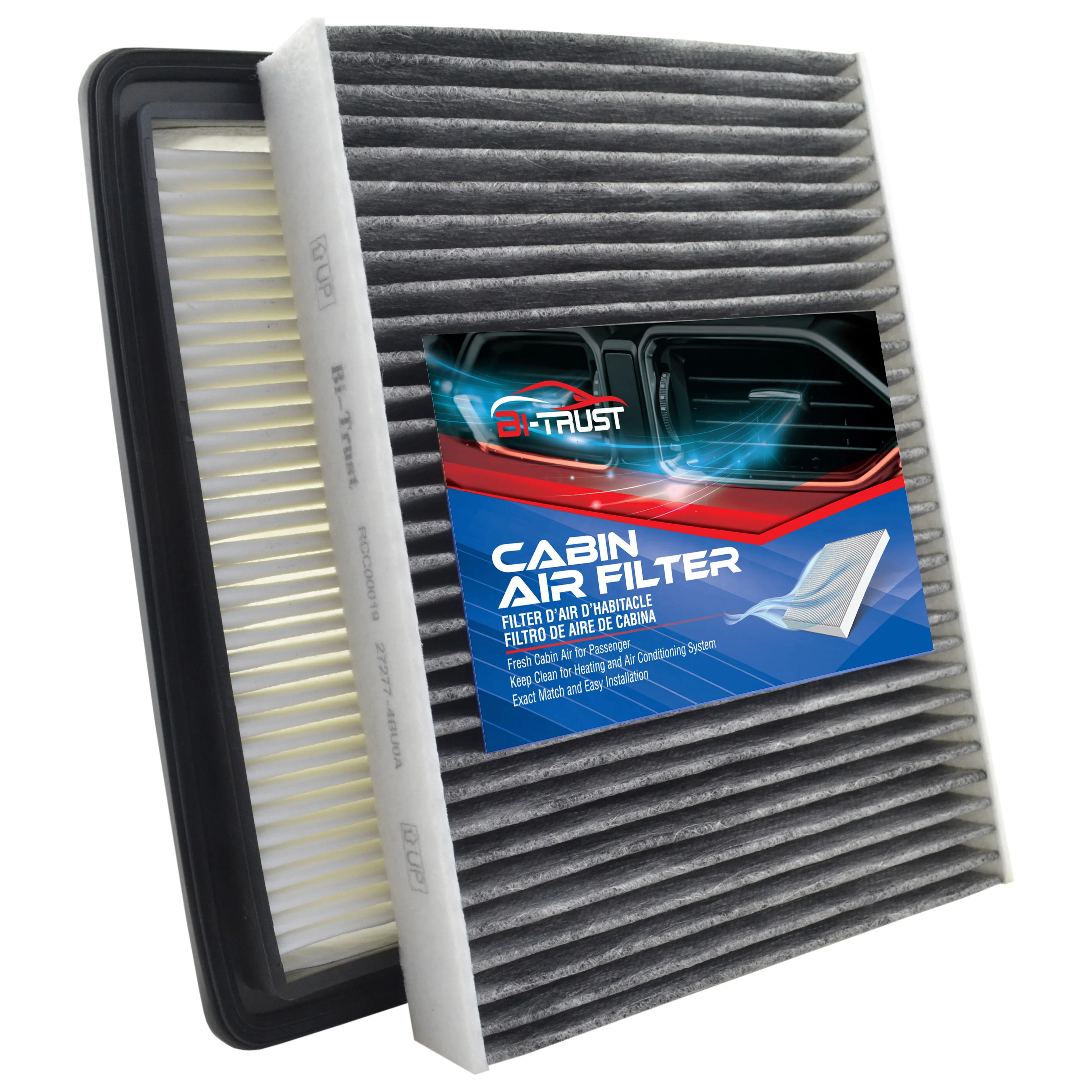 Bi-Trust Engine Cabin Air Filter for Nissan Qashqai 2017-2019/Rogue 2017-2019/Rogue 2014-2020/Rogue Sport 2017-2019 Replacement