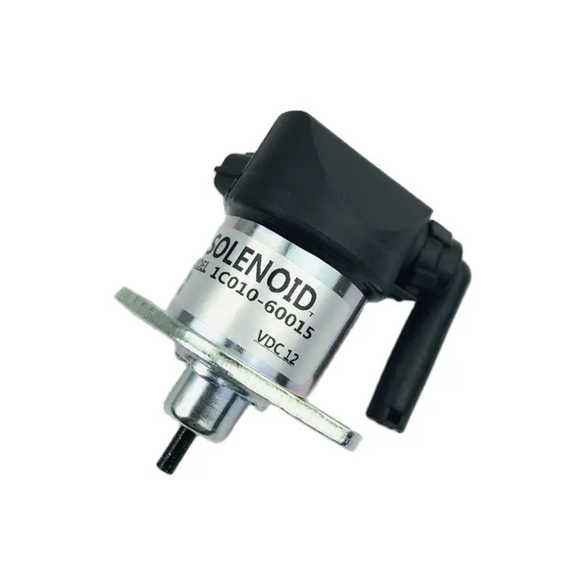 High Quality Flameout Switch DC12V Fuel Shut Off Solenoid 1C010-60015 Fits KUBOTA V3300 V3600