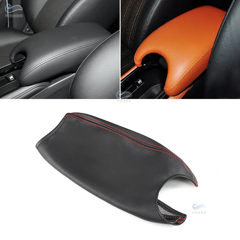 

Soft Leather Center Armrest Cover For Honda XRV Vezel H-RV Car Center Console Lid Armrest Box Cover Sticker Protective Trim