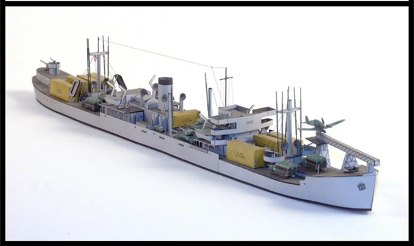 Tobruk Class Transport Ship Medok Patrol Boat C11 Gunboat Fleet Paper Model Kit Handmade Toy Puzzles