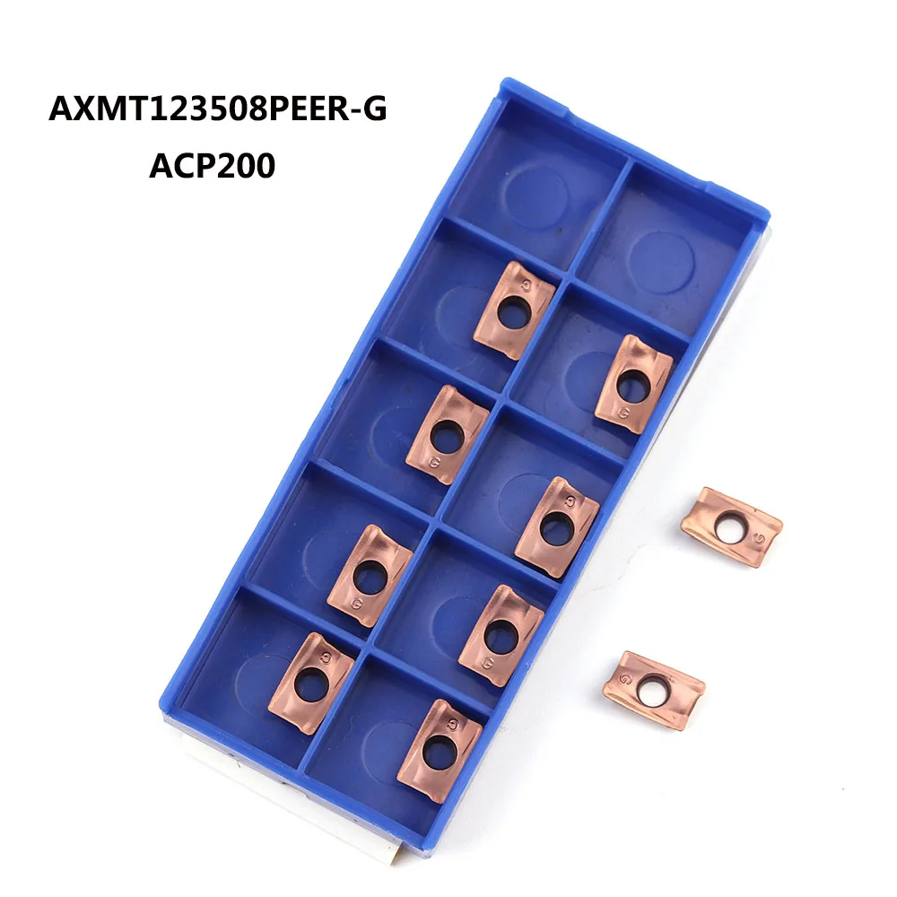 고품질 밀링 선반 도구 ACP200 CNC CNC 선반 도구 빠른 폭력 밀링 인서트 AXMT123508PEER-G