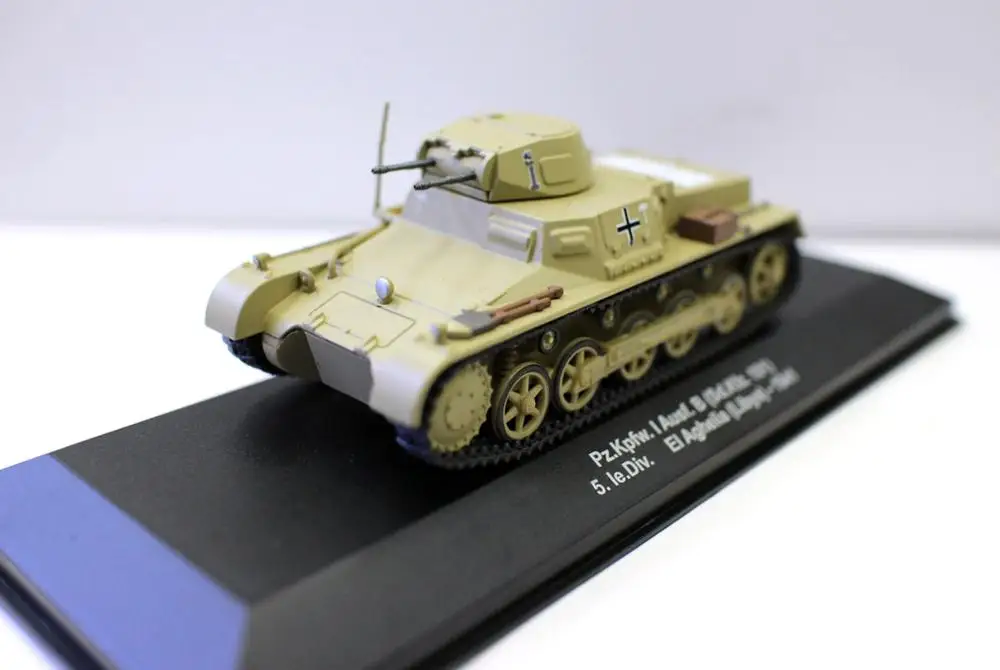 NEW Altaya 1/72 Scale WWII German Tank Sd.Kfz.101 Pz.Kpfw.L  Ausf.B 5.Le.Div. El Aghelia(Libya) 1941 Diecast for Collection