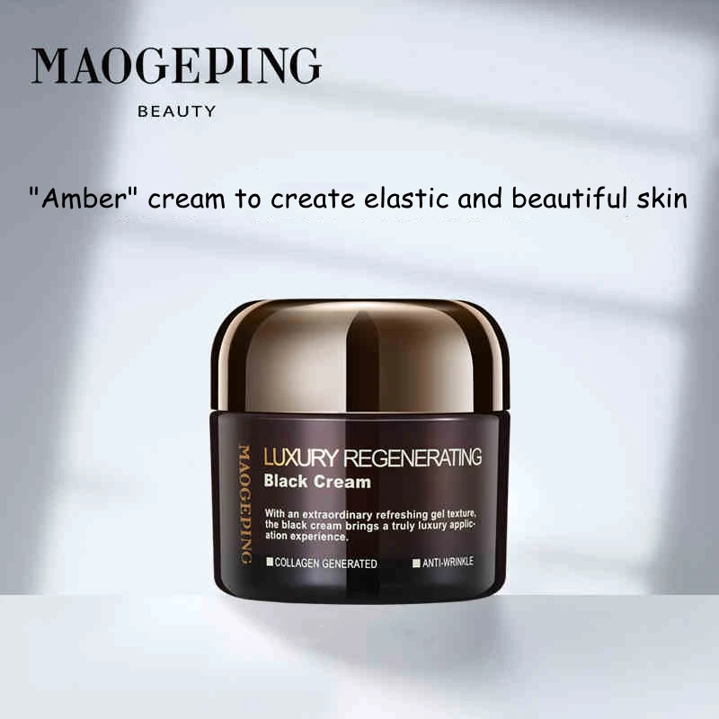 MAOGEPING Beauty LUXURY REGENERATING Black Cream Skin Care Light Soft Texture, Gentle Soothing Touch, Translucent Radiant Effect