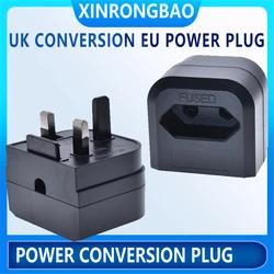 New EU to UK plug adapter for Shaver electric toothbrush Type-C round 2 prong 4.0mm to Type-G british power conversion adapter