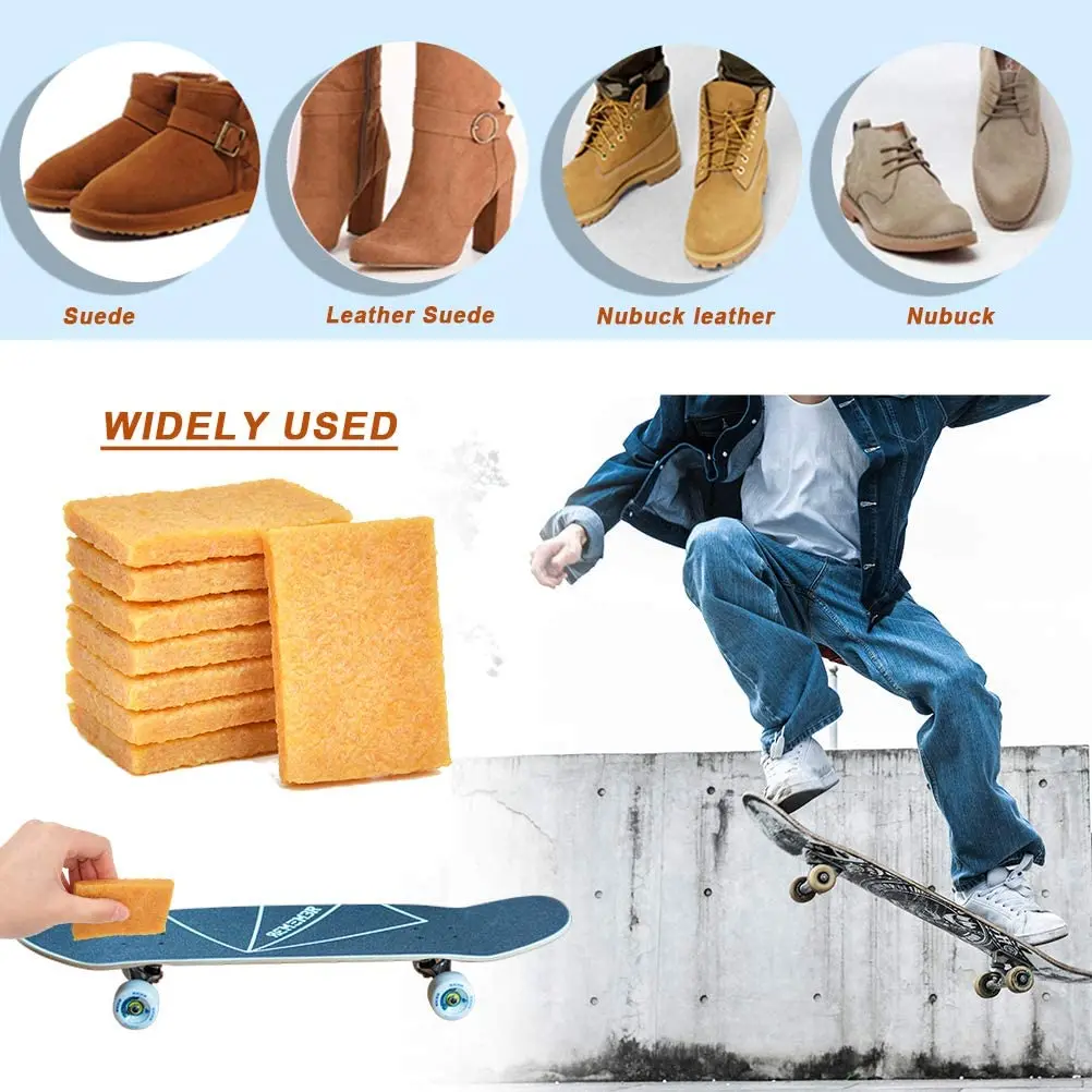 Skateboard Cleaner Eraser Stick Grip Gum Cleaning Block Rubber Tool for Sandpaper ,Shoes ,Sanding Discs, Scooter Cleaning Tool