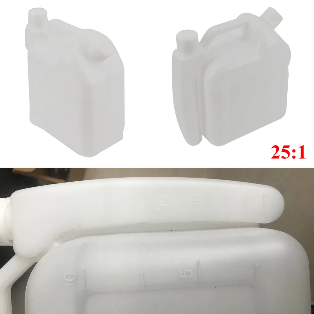 1L Litre 2-Stroke Petrol Fuel Oil Mixing Bottle Tank For Trimmer Chainsaw Tools Parts 1:25-50:1