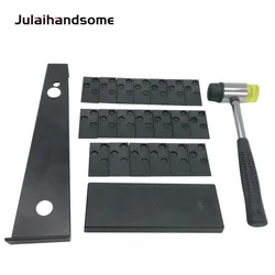 Nuevo Kit de instalación de suelos de madera laminada, herramienta de montaje de suelo de madera, bricolaje, hogar con espaciadores de mazo para juego de herramientas manuales