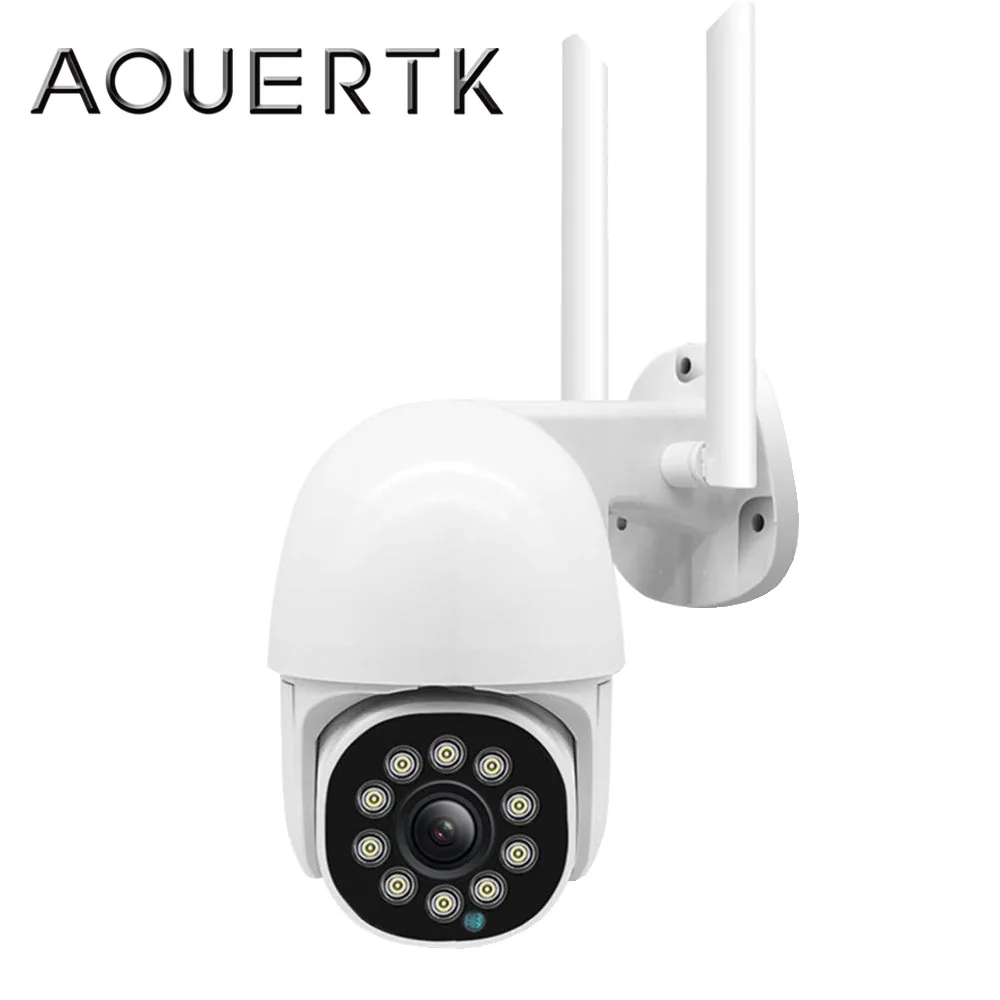 

AOUERTK PTZ IP65 WIFI Dome Camera 1080P AI Auto-Tracking Courtyard Monitoring CCTV Surveillance IP Security Camera