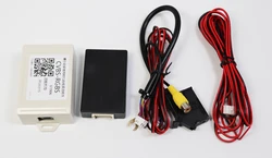CVBS RGB Adapter and AV to RGB Converter Adapter For VW Volkswagen RCD RNS 510 RNS 315 Flip Emblem Logo Camera