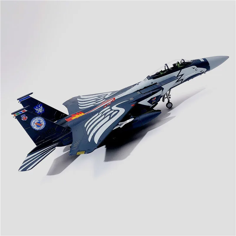 1/100 New Special Price Die-cast Metal Us F-15 All-weather Fighter Model 75 Weeks Old Home Display Collection Toys For Children