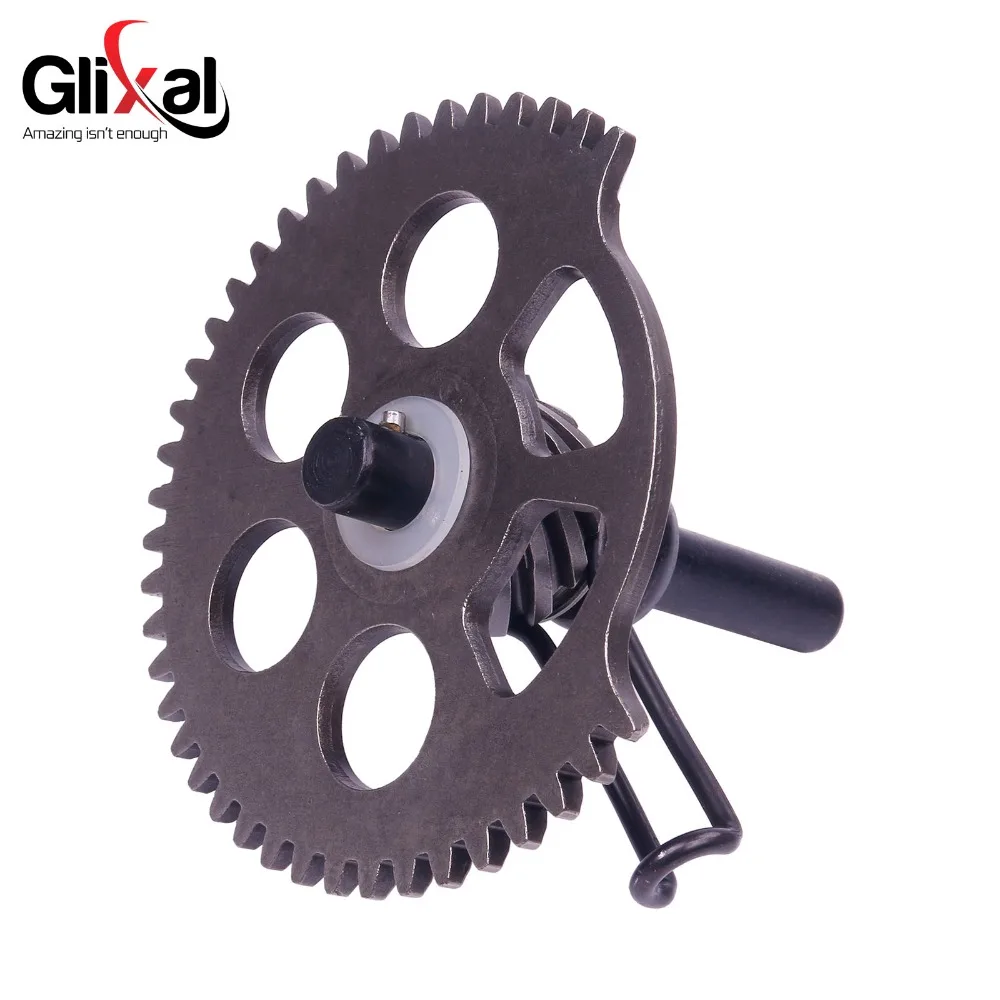 Glixal GY6 125cc 150cc Engine Kick Start Idle Gear Shaft Sprocket for Chinese Scooter Moped Go Kart Quad ATV 152QMI 157QMJ