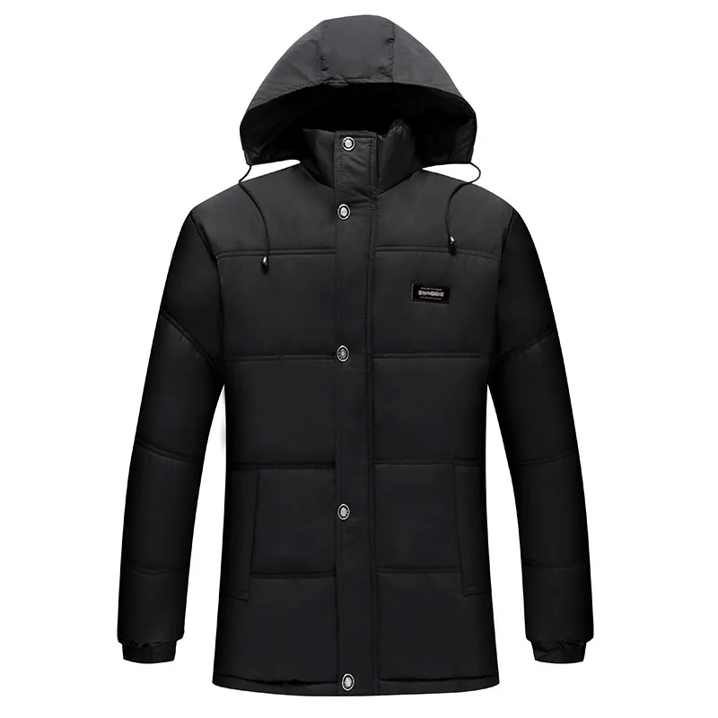 

Dad Winter Coat Middle-aged Cotton Clothes Middle-aged Men'S Wear Grandpa Cotton-padded Jacket Winter Plus Velvet Thick Cotton