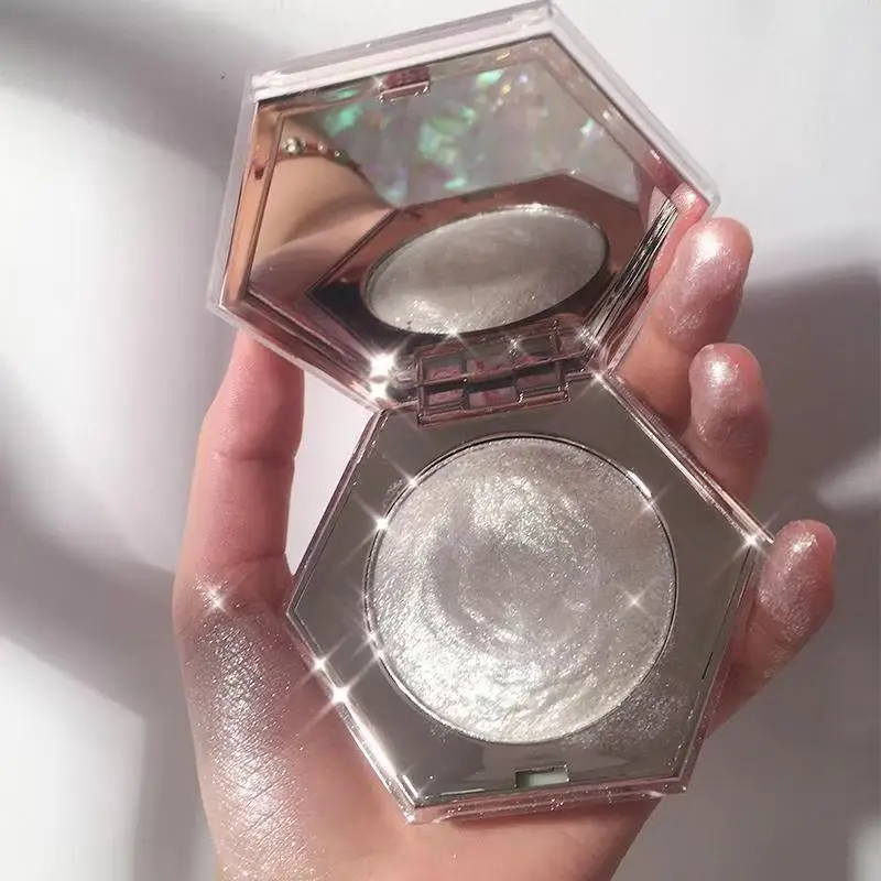 Diamond Bomb Highlighter Shimer Glitter Powder para el cuerpo, cara, maquillaje de luz alta, paleta de cosméticos