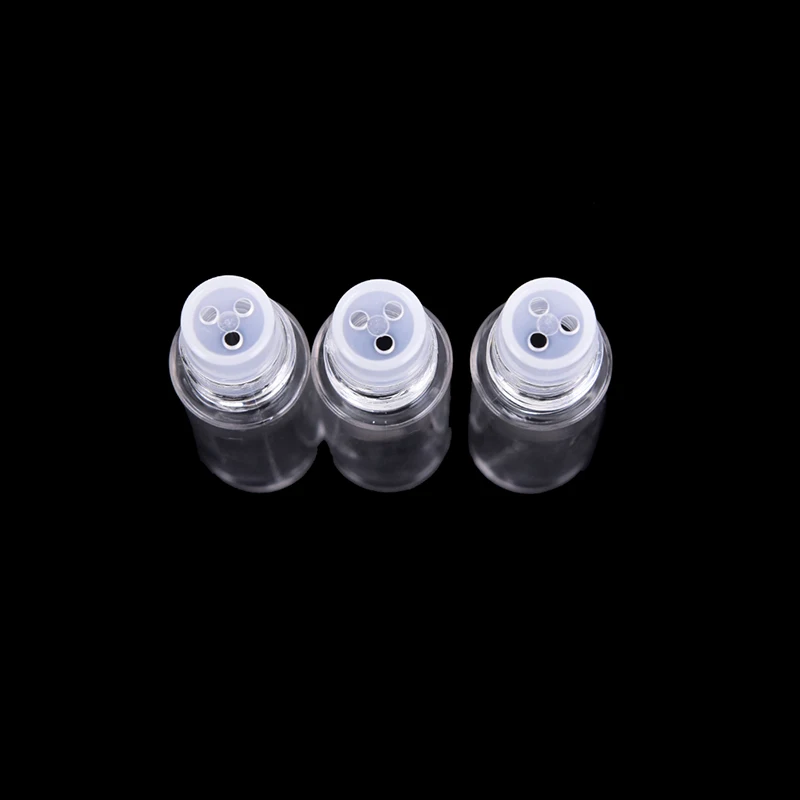 3ml Plastic Empty Cosmetic Sifter Loose Powder Jars Container Screw Lid Make Up