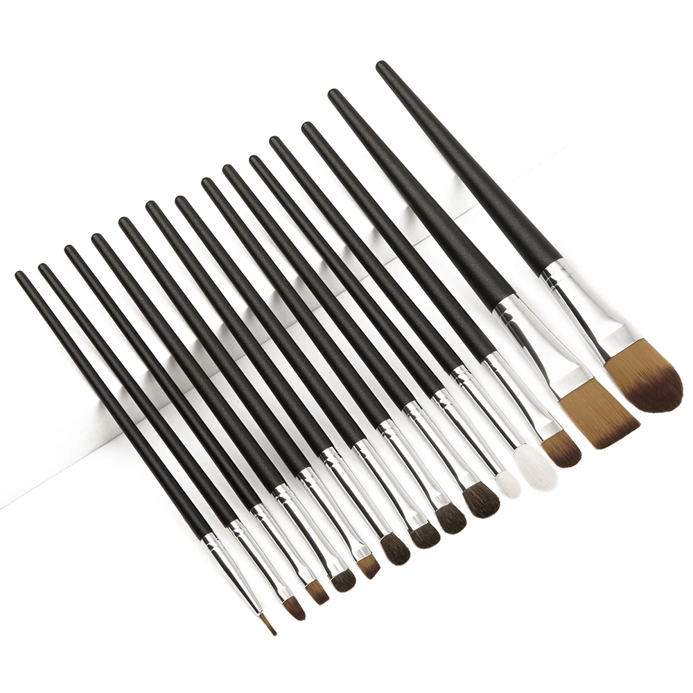 Shinedo Powder Eyeshadow Matte Black Color  Soft Goat Hair Makeup Brushes Set  High Quality Cosmetics Tools Brochas Maquillage