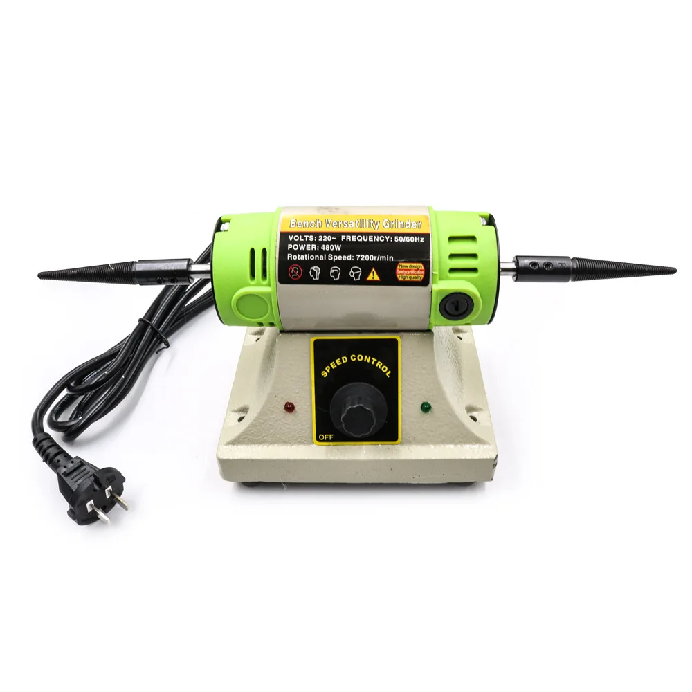 Multifunctional electric grinder Polishing machine Diy manual table grinder woodworking engraving punching tool