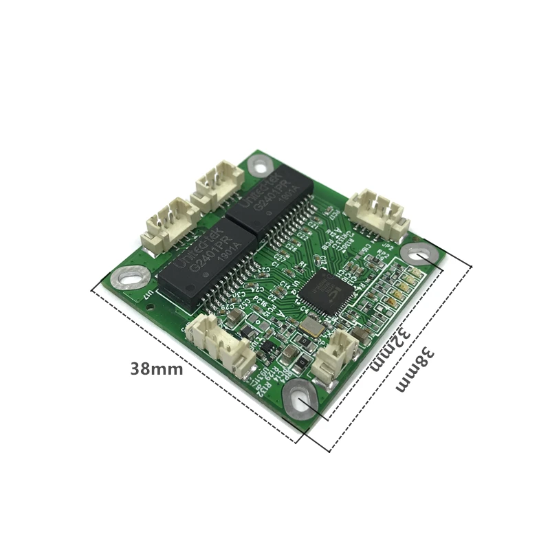 Mini módulo de interruptor ethernet pbc, módulo oem tamanho 3 portas, interruptores de rede pcb, placa mini módulo interruptor ethernet 10/100mbps oem/odm