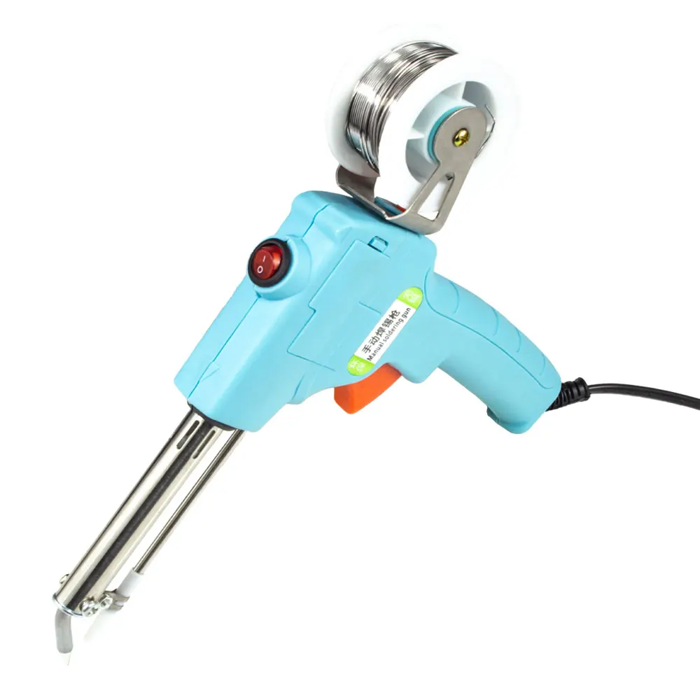 Electric soldering gun 110V 220V 60w solder gun automatic tin soldering iron set external heating plug professional tool kit