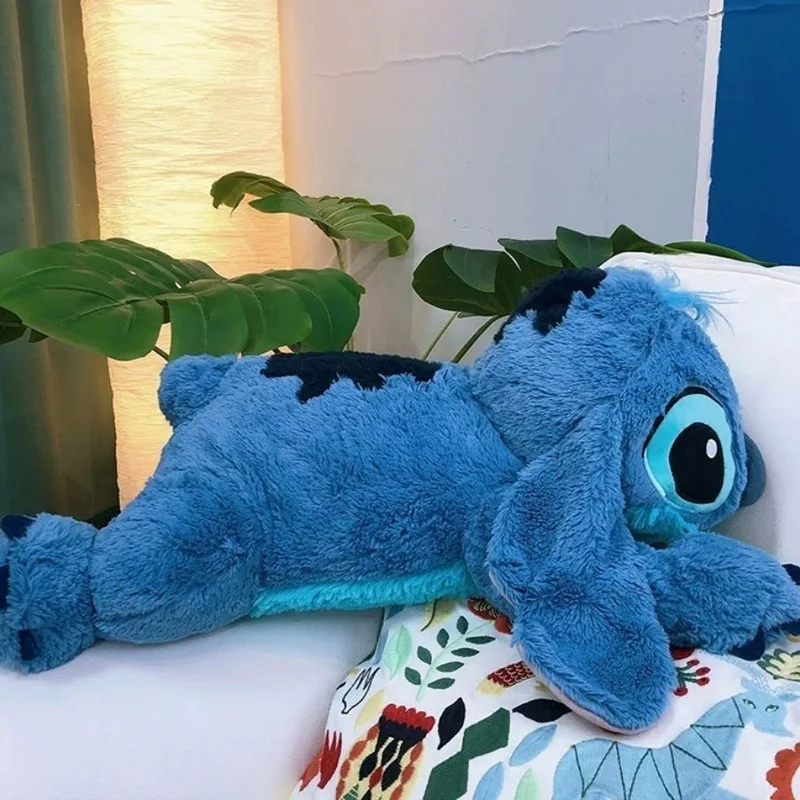 60cm Lilo Und Stitch Disney Store Große Stofftiere Spielzeug Kissen Mit Anime Für Schlaf Kinder Puppen Mädchen Kinder geburtstag Geschenk