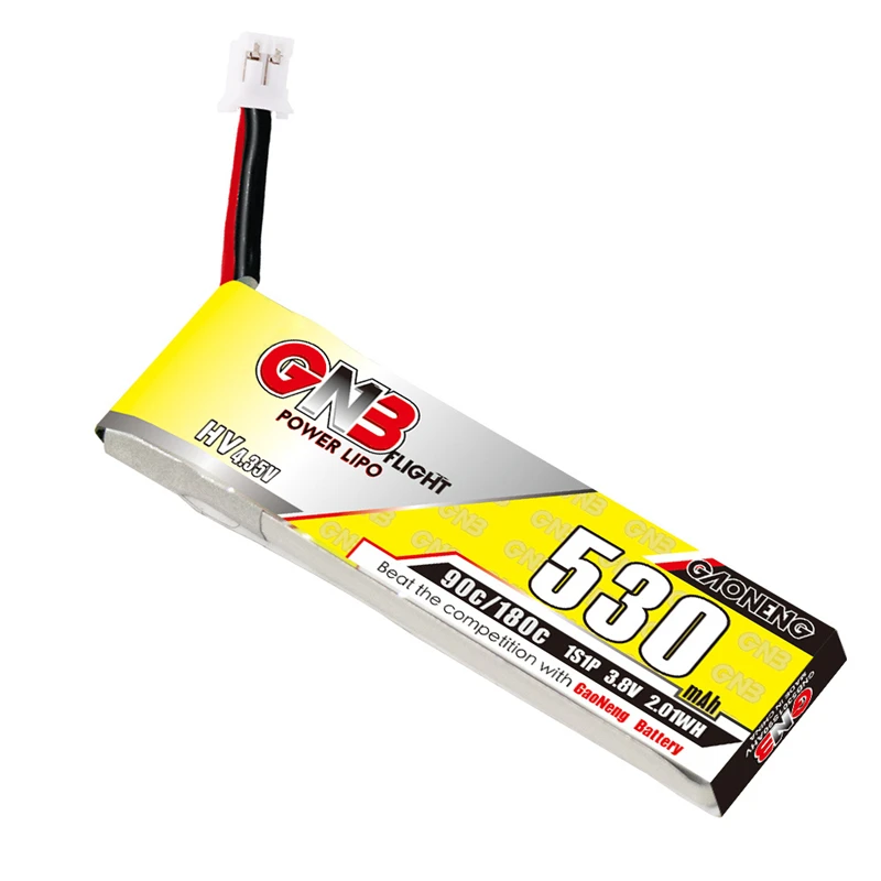 Gaoneng GNB 1S 3.8V HV LiPo Batteria 530mAh MAX 180C Con Spina PH2.0 Per RC Quadrotor Aereo FPV Racing Drone Parti