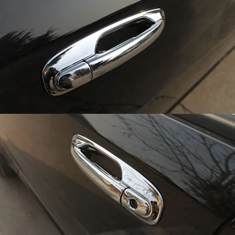 Chrome Exterior Door Handles Covers For Chevrolet Lacetti Optra Daewoo Nubira Suzuki Forenza Holden Viva Stickers Car Styling