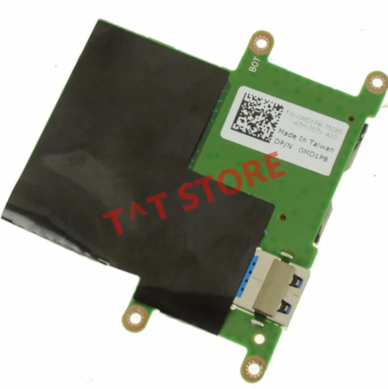 original FOR Dell Latitude 12 Rugged Extreme 7204 Laptop USB SD Card Reader MD1P8 0MD1P8 test good free shipping