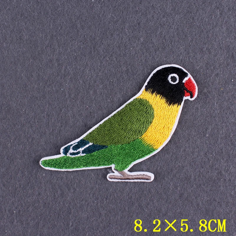 Iron On Patch Cute Cartoon Animal Patch On Clothes Lovely Monkey ricamo Patch per abbigliamento fai da te Bird Stripe Apparel Decor