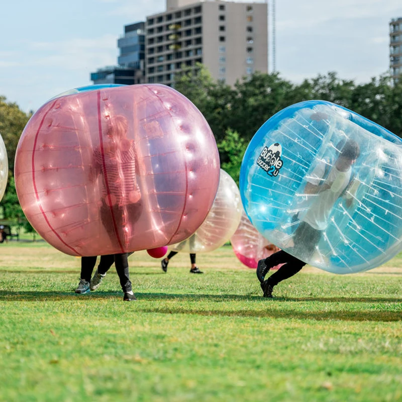 Wholesales PVC Material 10 PCS(5 Red+5 Blue+1 Pump)1.2M In Zorb Ball,Bubble Soccer Bumper Ball For Sale