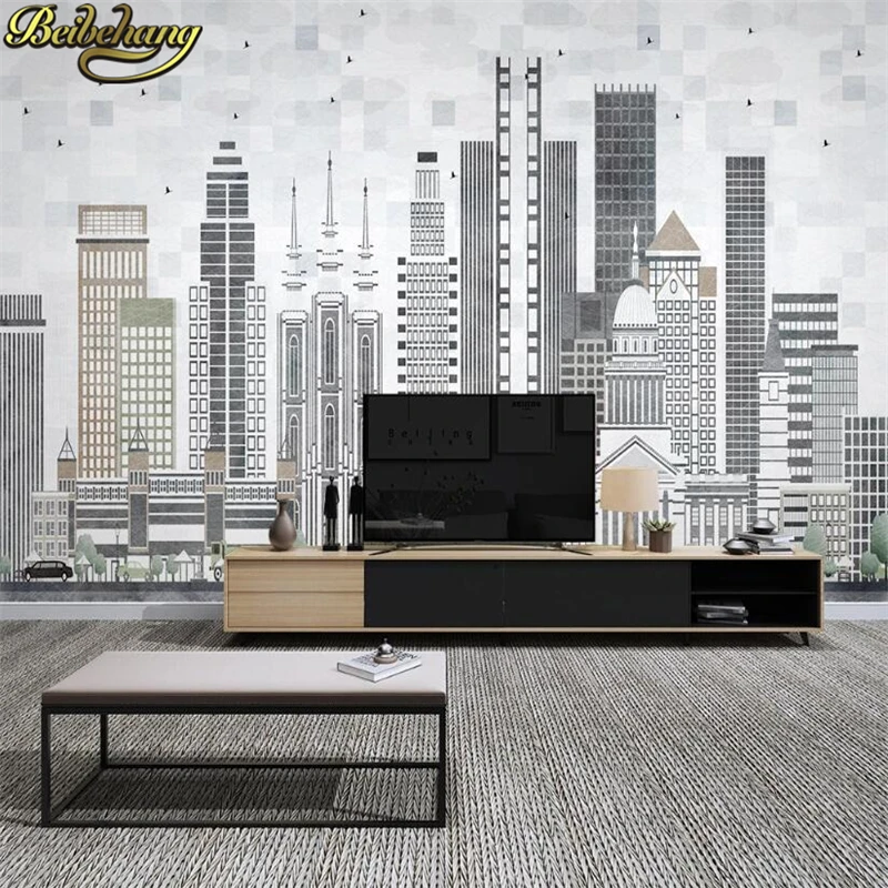 Beibehang Photo Wallpaper ponte di BROOKLYN NEW YORK Designer Wall murale carta da parati in vinile papel de parede adesivo 3d wallpaper