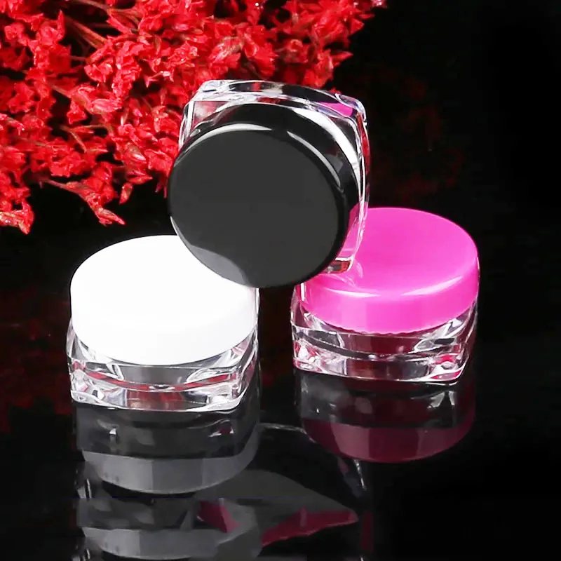 10 Pieces/Lot 3g 5g Skin Care Product Sub Packaging Box Color Cover Portable Storage Box Small Ointment Box Travel Supplies