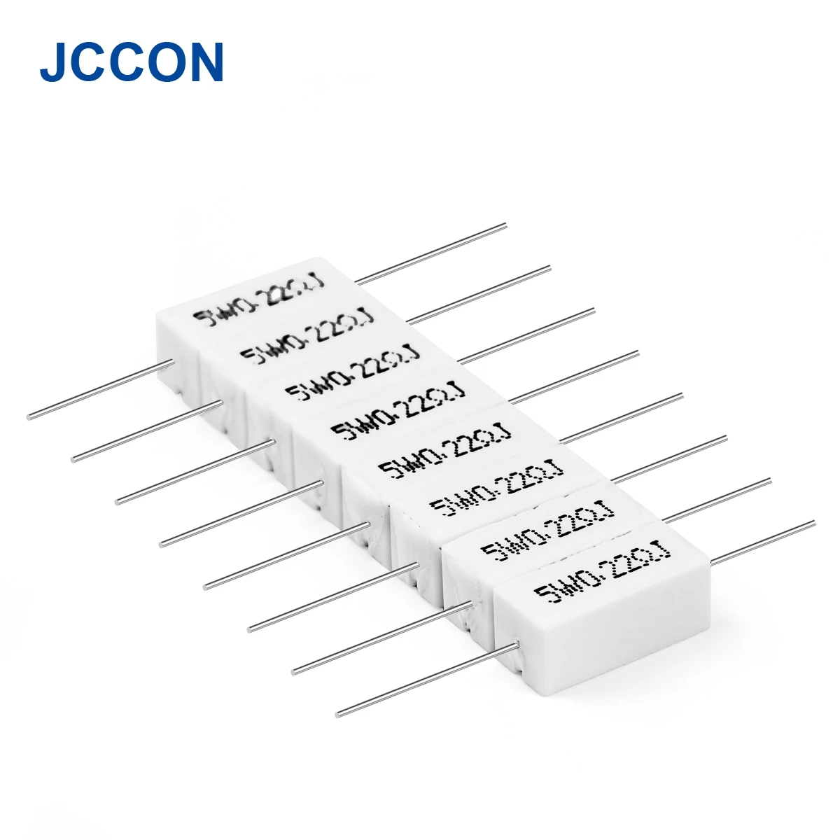 10 Buah Resistor Semen Tahan Daya 5W 5% 0.1 ~ 10K 0,1r 0, 5R 10R 100R 0.22 0.33 0.5 1 2 5 8 10 15 20 25 30 100 1K 10K Ohm