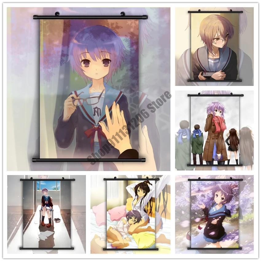 Diamond Painting Anime The Melancholy of Haruhi Suzumiya Nagato Yuki Diamond Mosaic Christmas Room Decoration Cross Stitch Kits