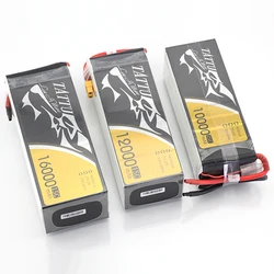 UAV 드론용 AS150 플러그가 포함된 Tattu 22.2V 25C 6S 10000mAh 12000mAh 15C16000mAh Lipo 배터리 팩