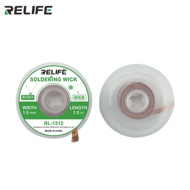 10pcs RELIFE Soldering Wick Desoldering Braid Solder Remover Wire for PCB Tin Remove Welding Repair Tool 1.5mm 2mm 2.5mm 3mm