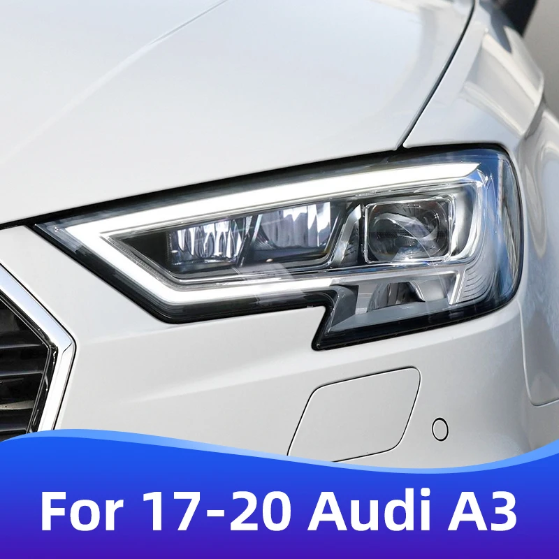 

Suitable for 17-20 Audi A3 headlight assembly Refit full LED headlight low configuration upgrade high configuration Headlight