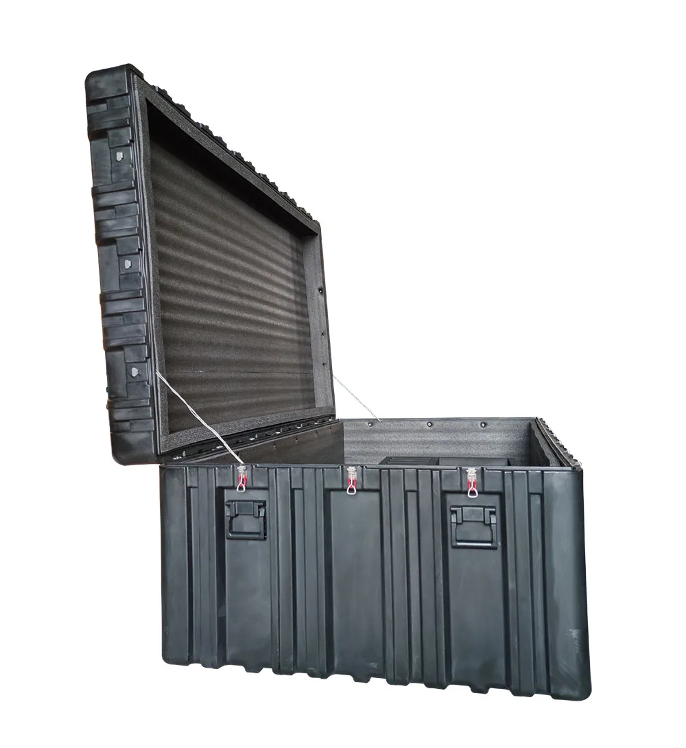 Shanghai factory Tricases rotational mold plastic hard military case large euipment case RS930