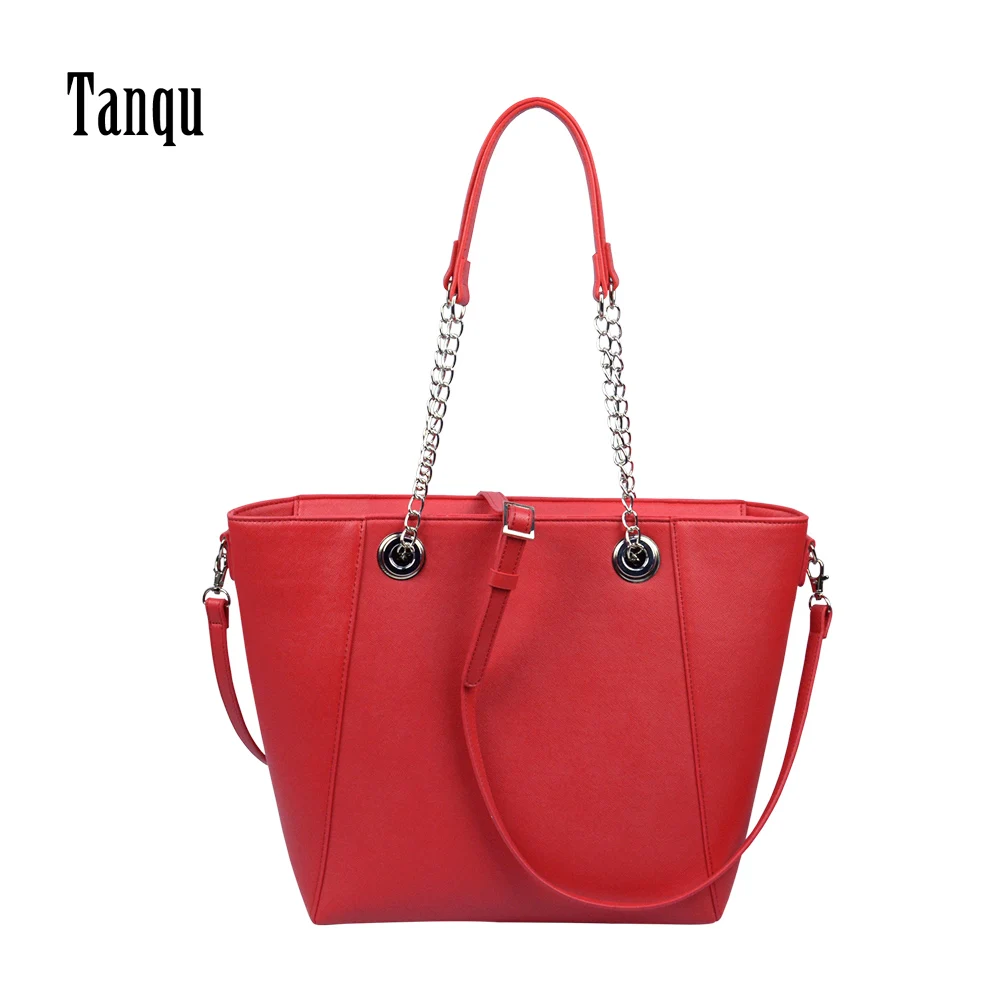 1017 Low price clearance O bag Sweet Style bag handbag With Long Chain Metal Plating Screw PU Leather Obag Women ladies